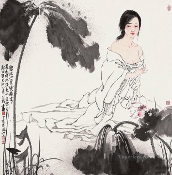 Zhou Yixin 1 chino antiguo Pinturas al óleo